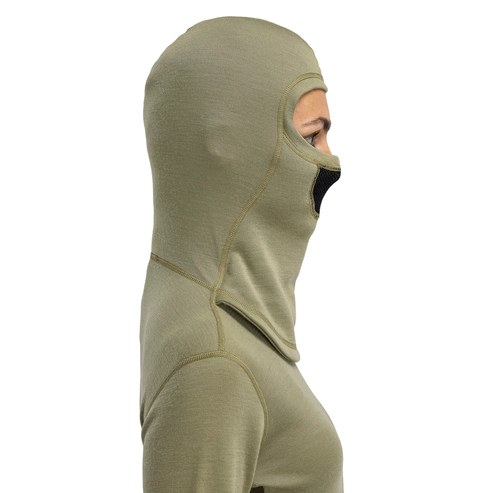 WarmWool Hoodsweater w/zip W's Aloe/Nature/Tarmac, view: 7