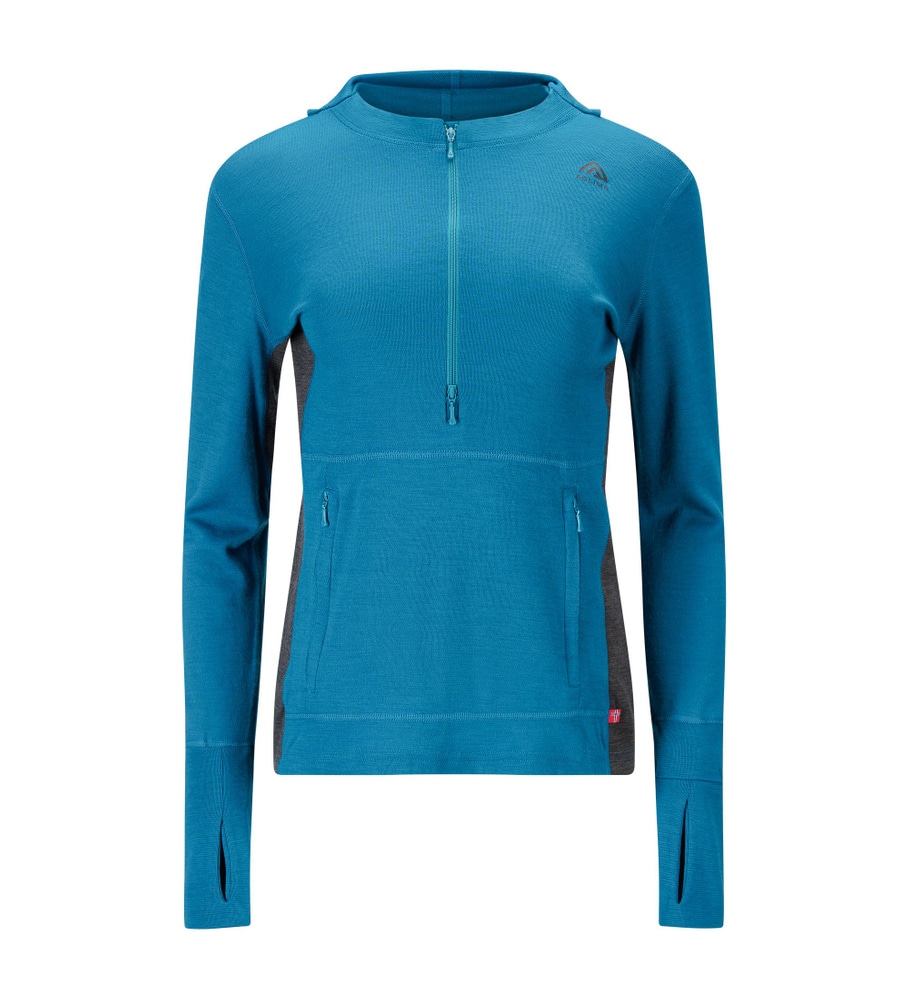 WarmWool Hoodsweater w/zip W's Corsair/Marengo, view: 5