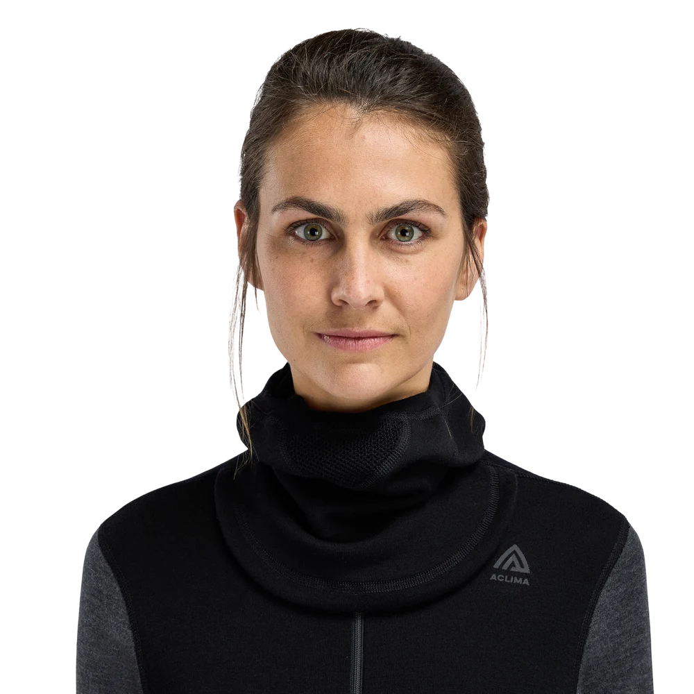 WarmWool Hoodsweater w/zip W's Jet Black/Marengo, view: 2