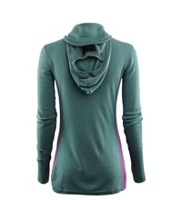 WarmWool hoodsweater w/zip W's North Atlantic / Purple Rose / Sunset Purple - view: 1