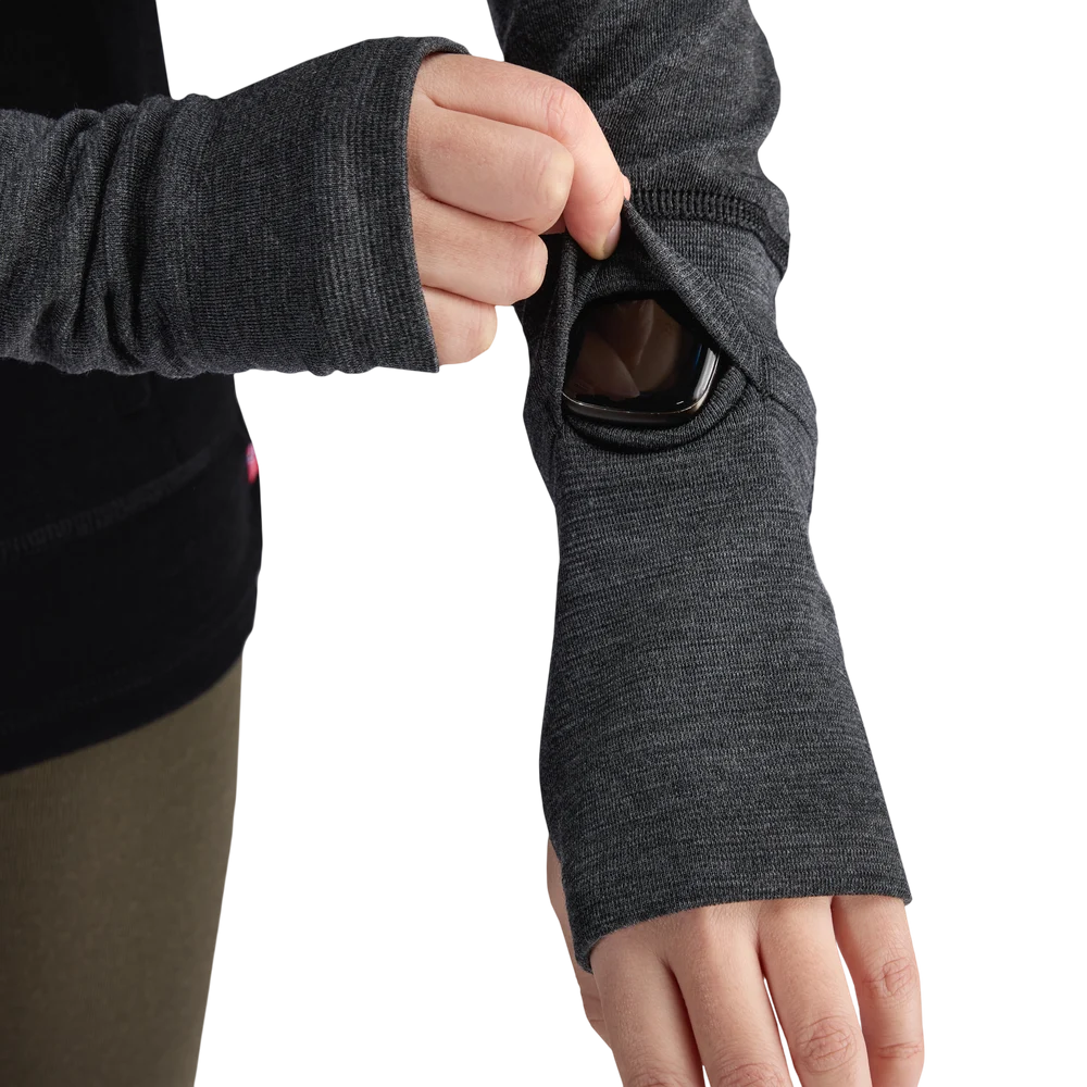 WarmWool Hoodsweater w/zip W's Jet Black/Marengo, view: 8