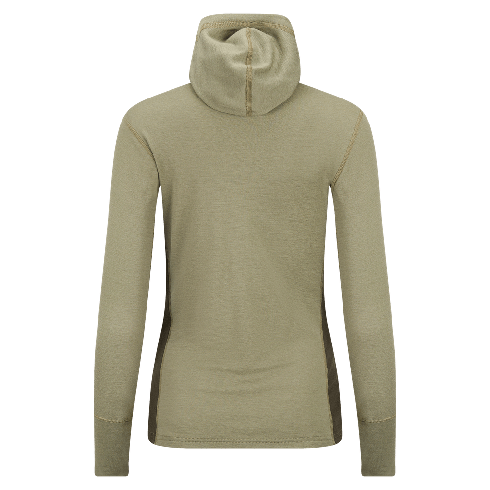 WarmWool Hoodsweater w/zip W's Aloe/Nature/Tarmac, view: 11