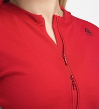 WarmWool hoodsweater w/zip W's Jester Red/Jet Black - view: 4