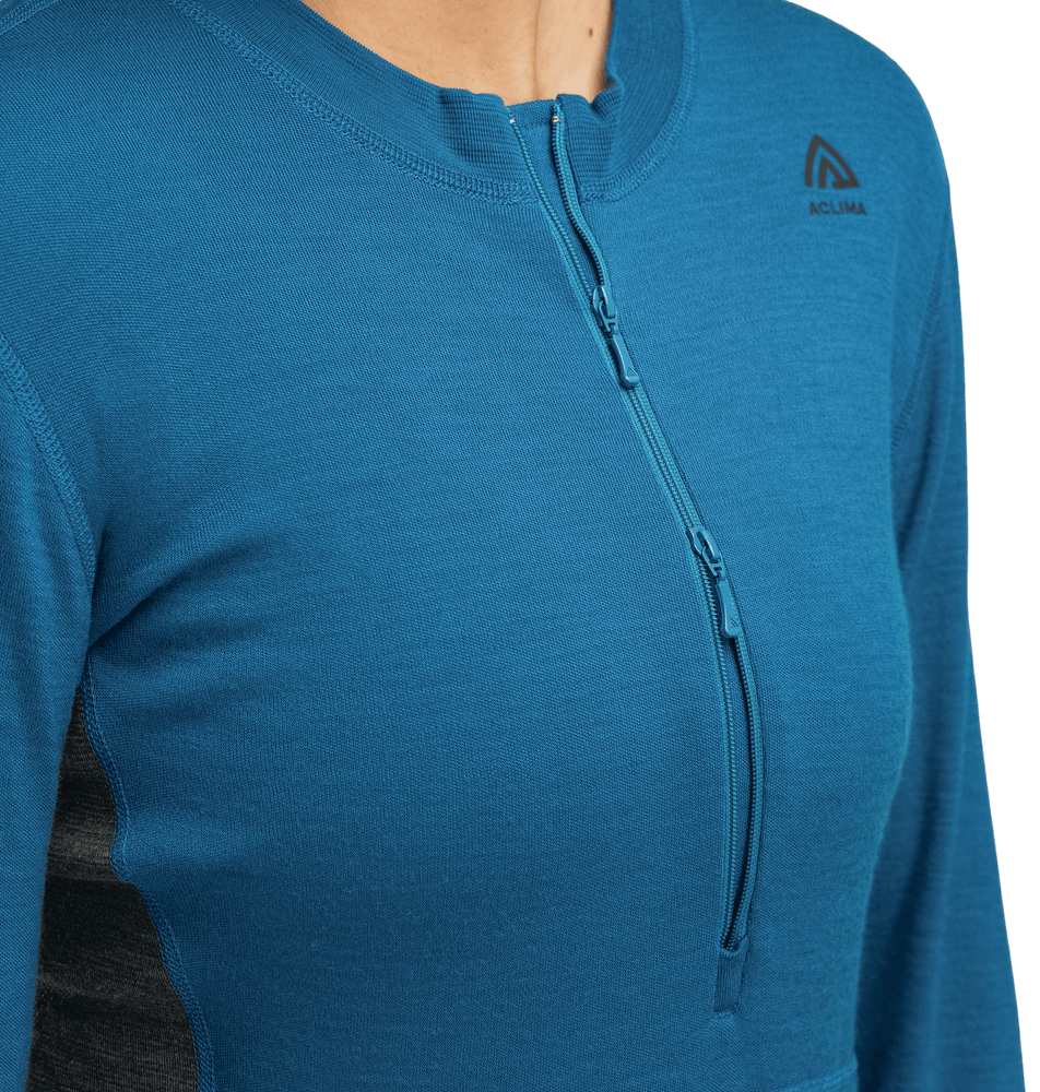WarmWool Hoodsweater w/zip W's Corsair/Marengo, view: 2