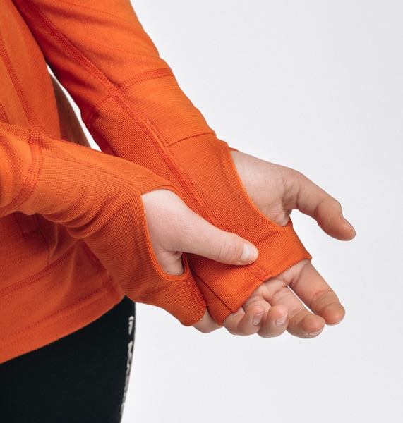 WarmWool Hoodsweater w/zip W's Gold Flame, view: 3