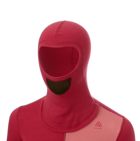 WarmWool hoodsweater w/zip W's Jester Red/Spiced Coral/Spiced Apple, view: 3
