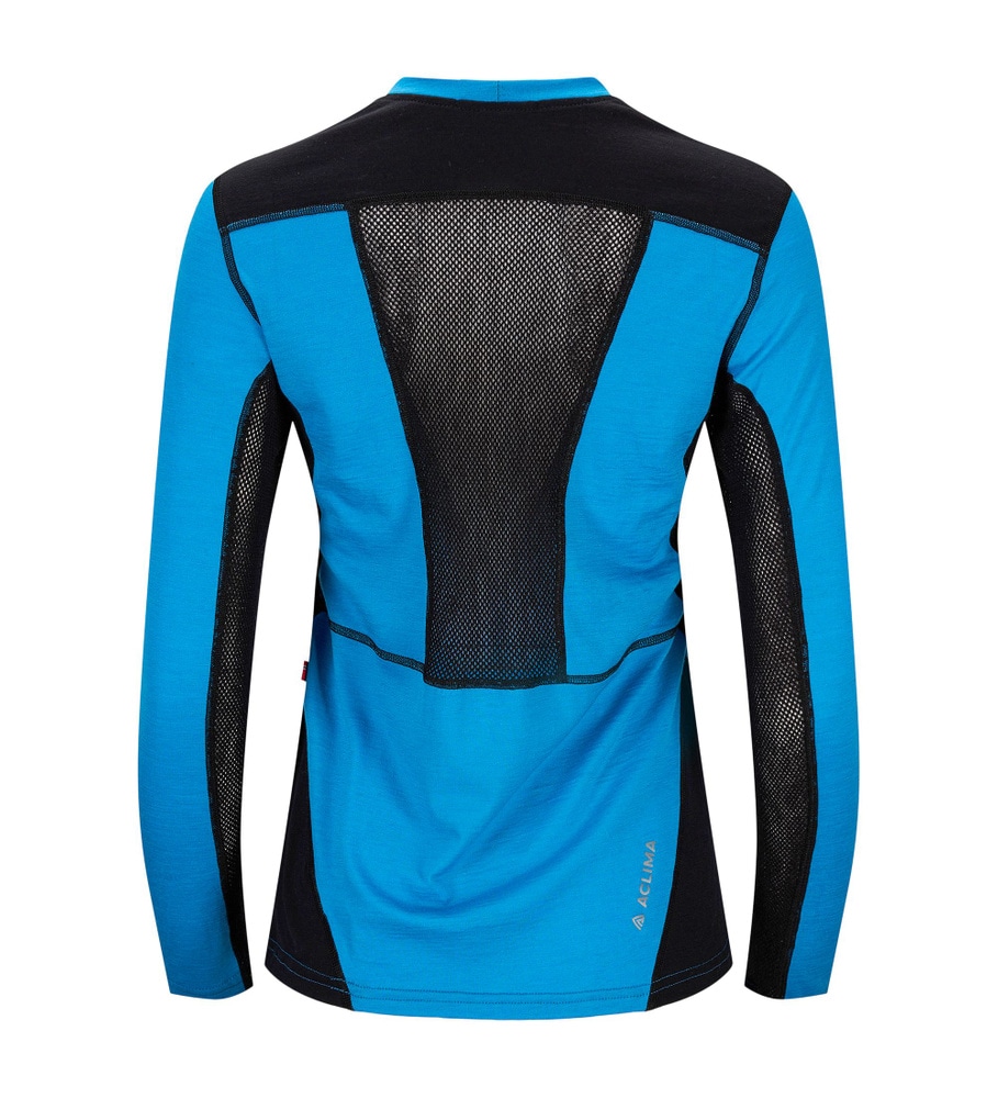 LightWool 140 Sportshirt W's Bluejay/Jet Black, view: 4