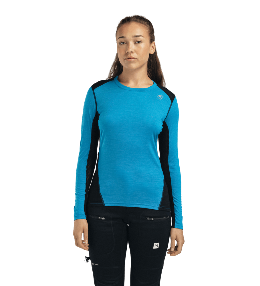 productCard.productImage: LightWool 140 Sportshirt W's Bluejay/Jet Black