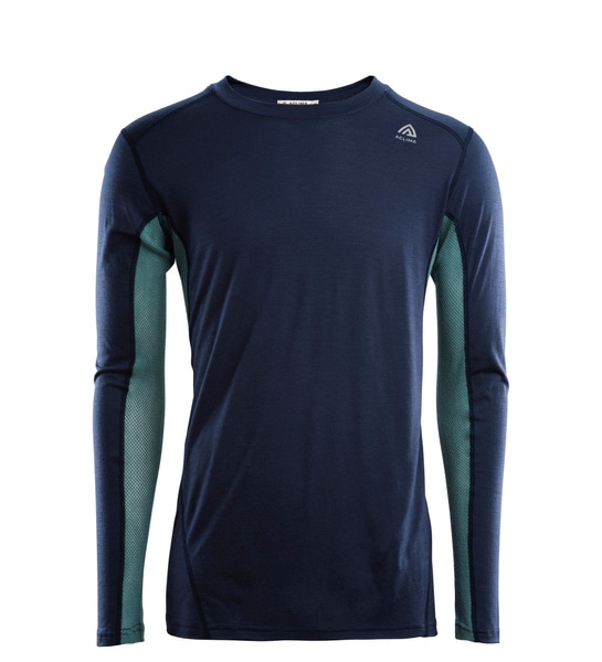 LightWool 140 sportshirt M's Navy Blazer / North Atlantic, view: 0