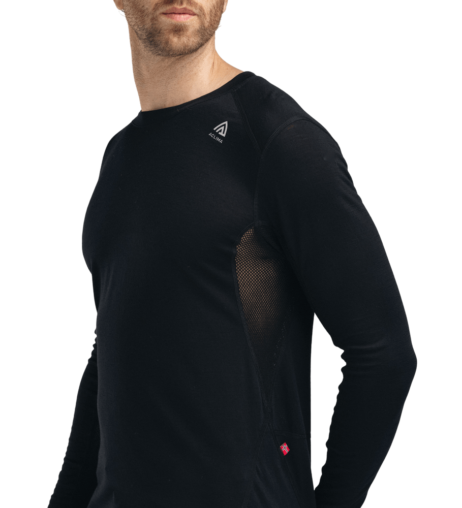 LightWool 140 Sportshirt M's Jet Black, view: 3