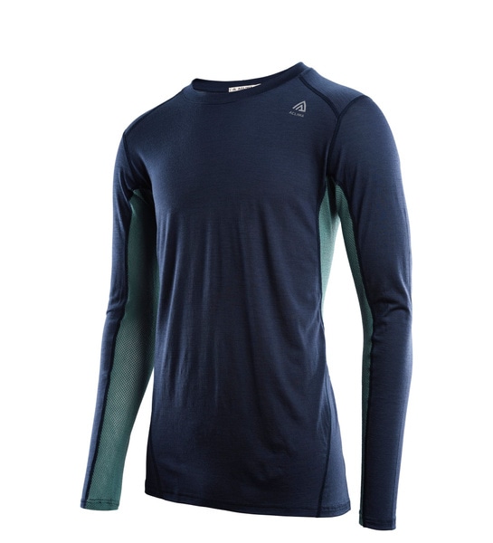LightWool 140 sportshirt M's Navy Blazer / North Atlantic, view: 2