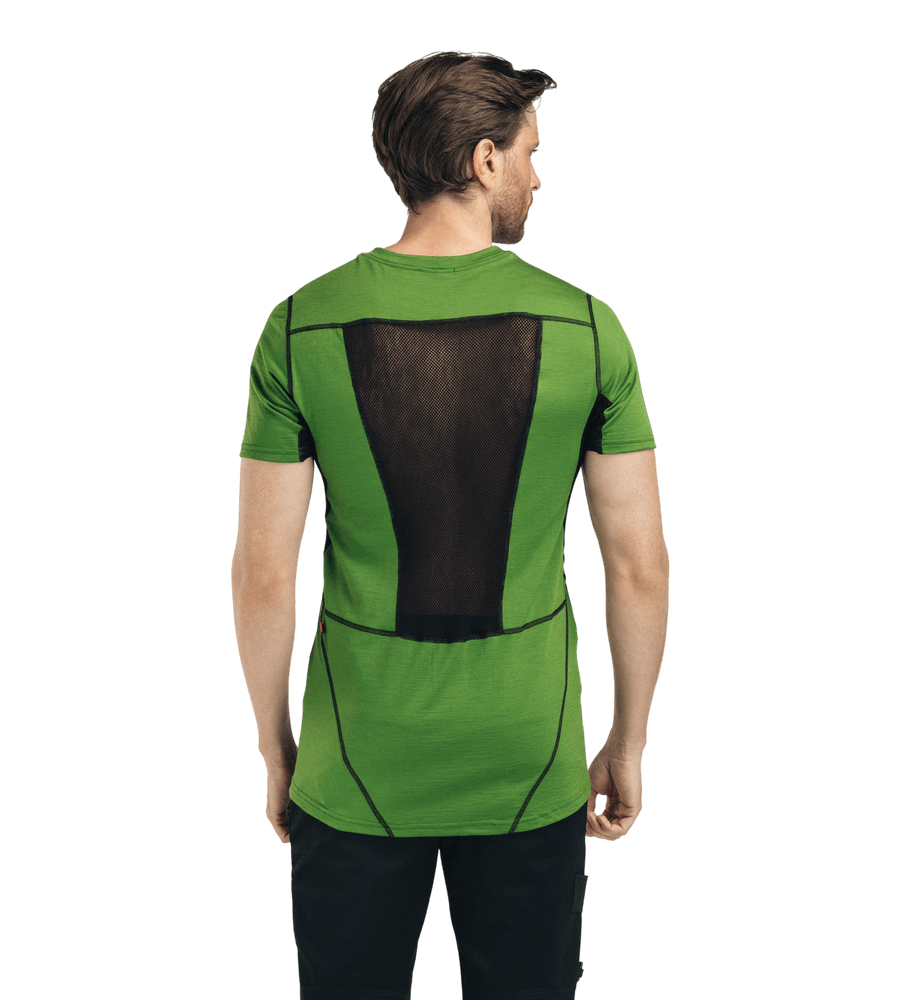 LightWool 140 Sports T-Shirt M's Cactus/Jet Black, view: 1