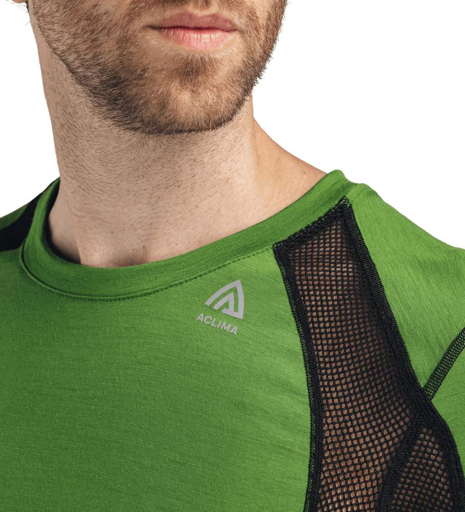 LightWool 140 Sports T-Shirt M's Cactus/Jet Black, view: 3