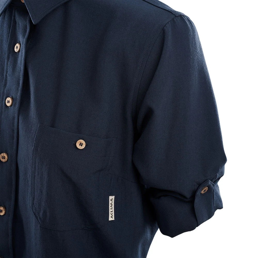 LeisureWool woven woolshirt W's Navy Blazer, view: 2