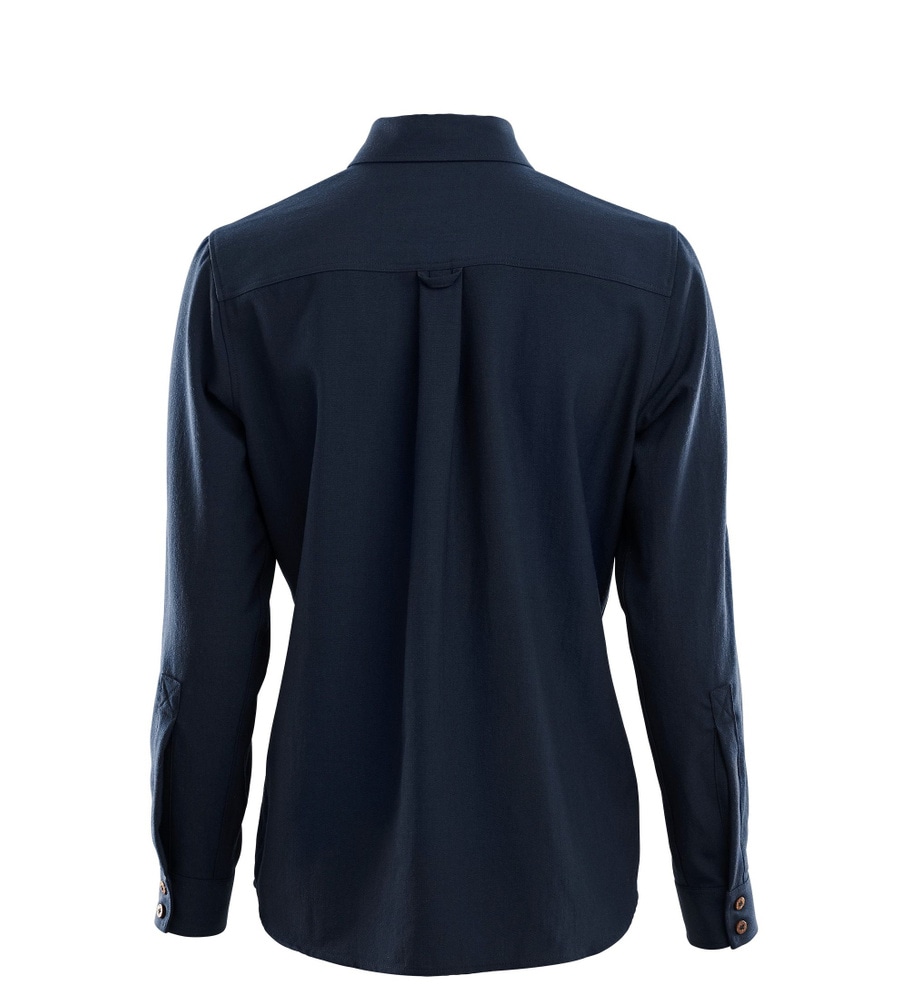 LeisureWool woven woolshirt W's Navy Blazer, view: 1