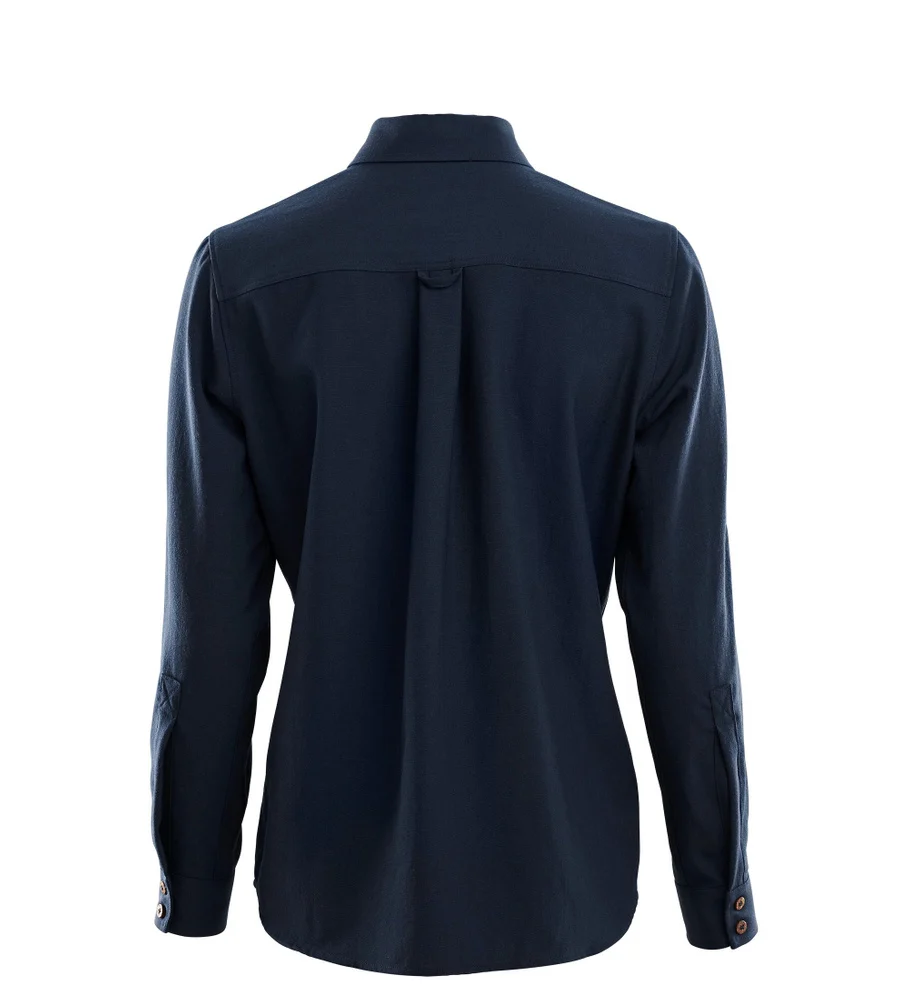 LeisureWool woven woolshirt W's Navy Blazer, view: 1