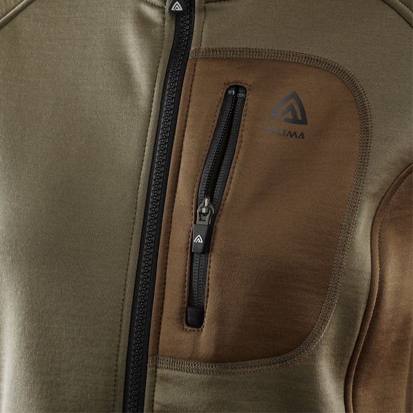 WoolShell jacket W's Capers / Dark Earth, view: 2