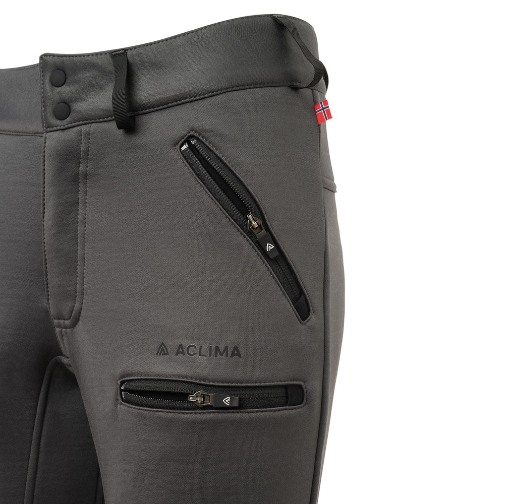 WoolShell Pants W's Gray Pinstripe, view: 2