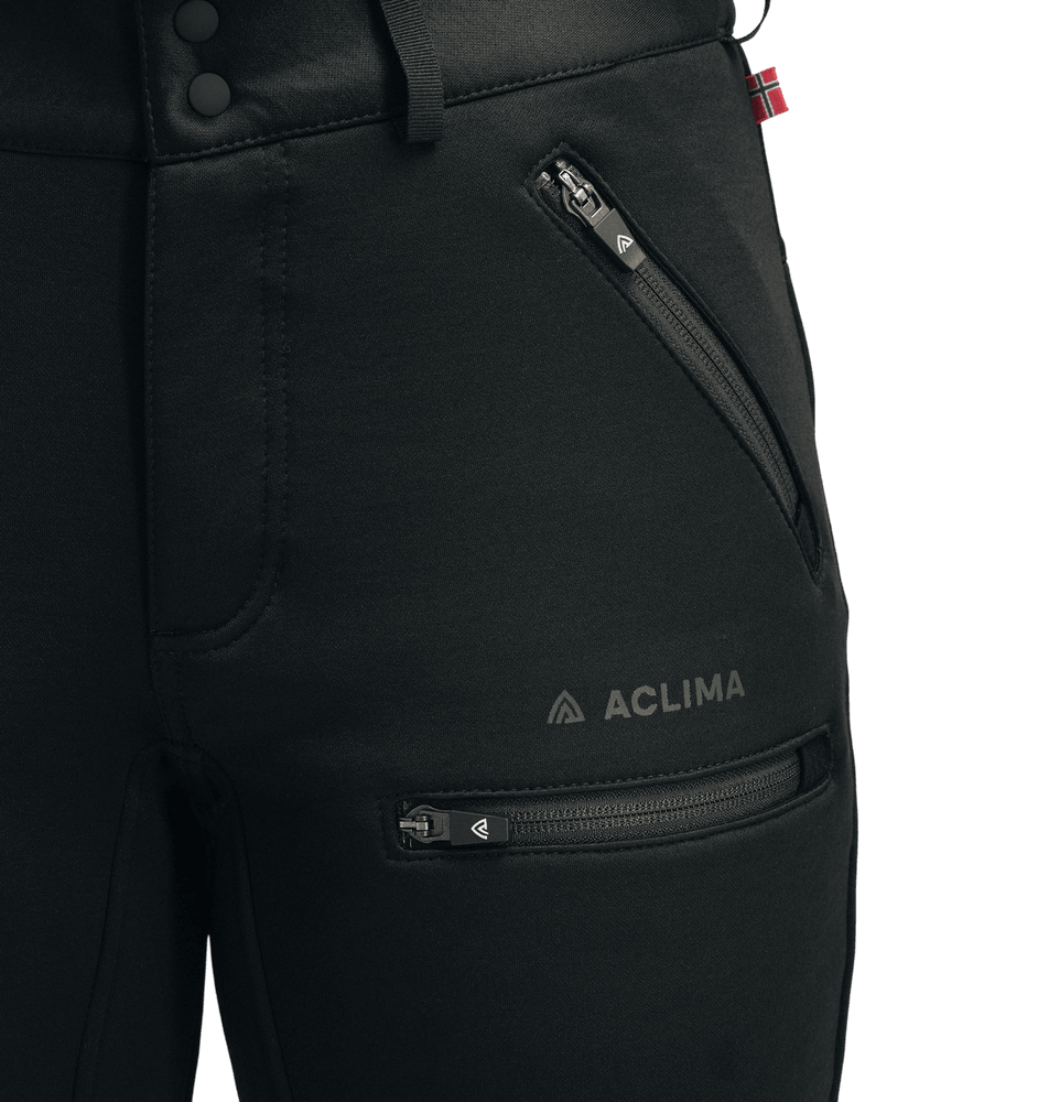 WoolShell Pants W's Jet Black, view: 3