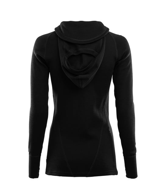 WarmWool hoodsweater W's Jet Black, view: 0