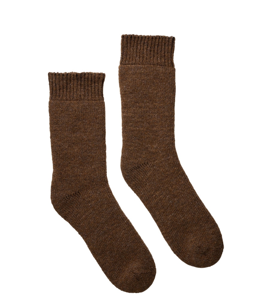 Lars Monsen Anárjohka thick socks Dark Earth, view: 1