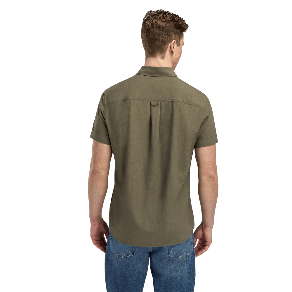 LeisureWool short sleeve shirt M's Ranger Green, view: 1
