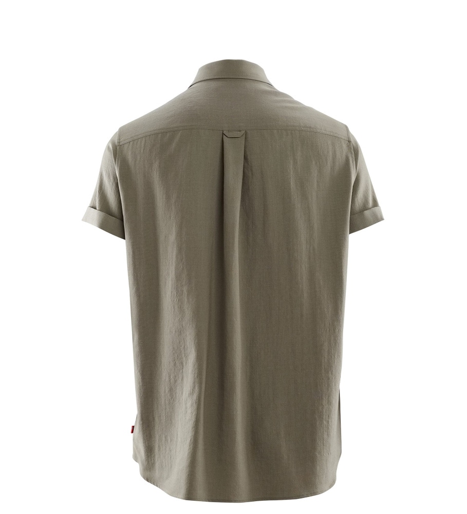 LeisureWool short sleeve shirt M's Ranger Green, view: 4