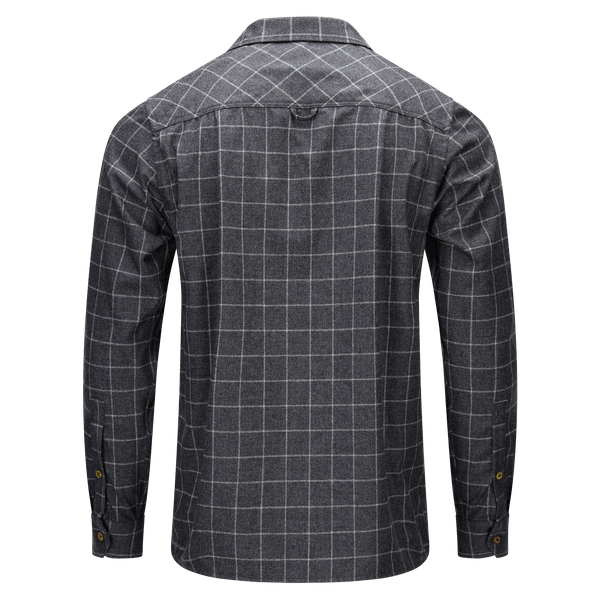 reborn woolshirt M's Grid Slate/Light Grey, view: 1