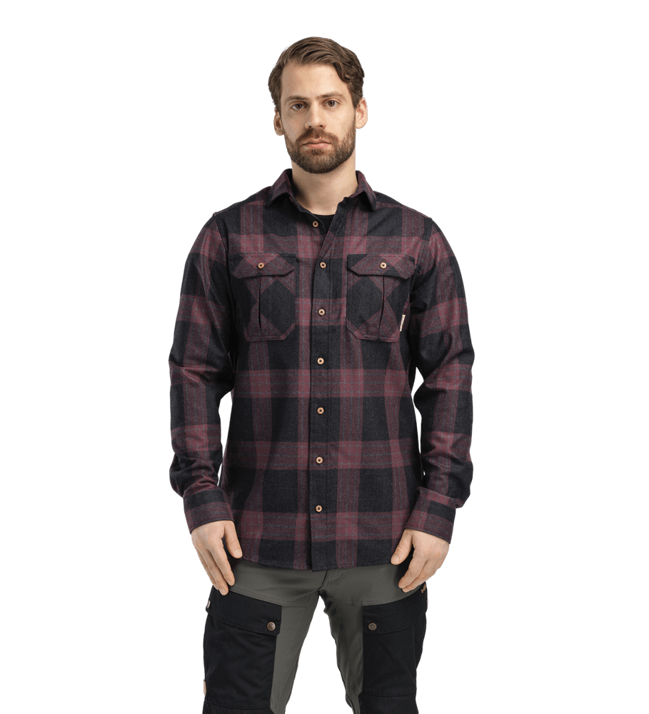 Check Dark Grey / Bordeaux