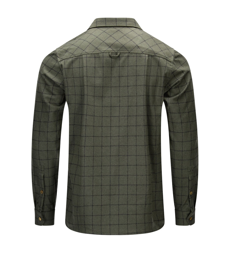 reborn woolshirt M's Grid Forest/Dark Grey, view: 4