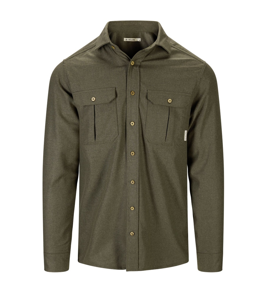 reborn woolshirt M's Forest Melange, view: 4