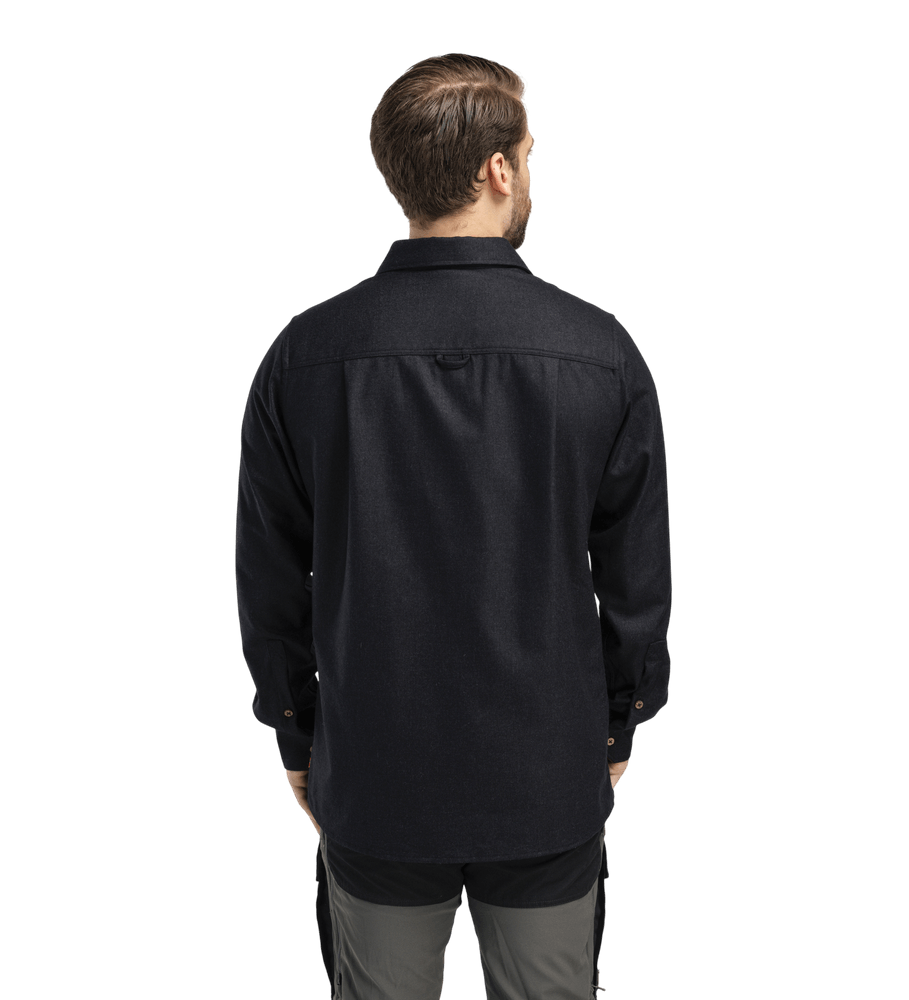 reborn woolshirt M's Dark Grey Melange, view: 1