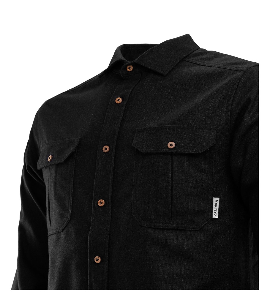 reborn woolshirt M's Dark Grey Melange, view: 5