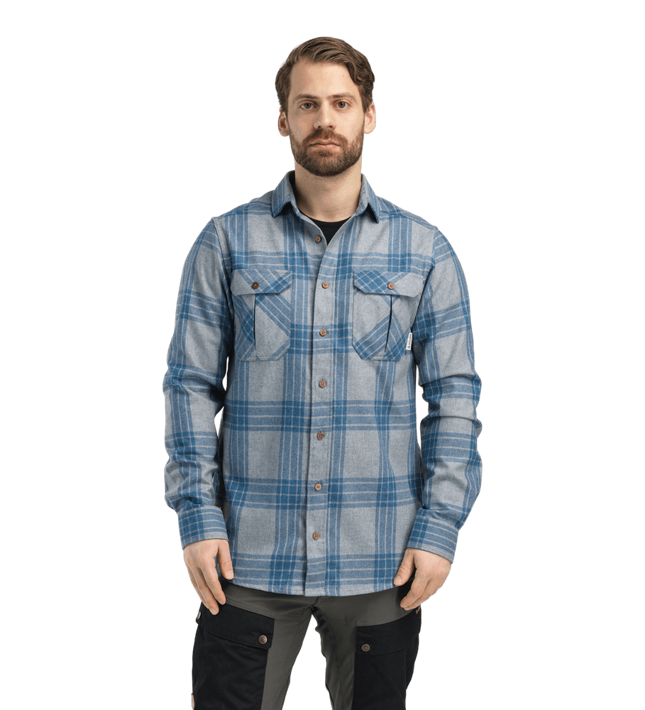 Check Light Grey / Jeans