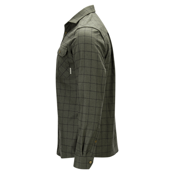 reborn woolshirt M's Grid Forest/Dark Grey, view: 2