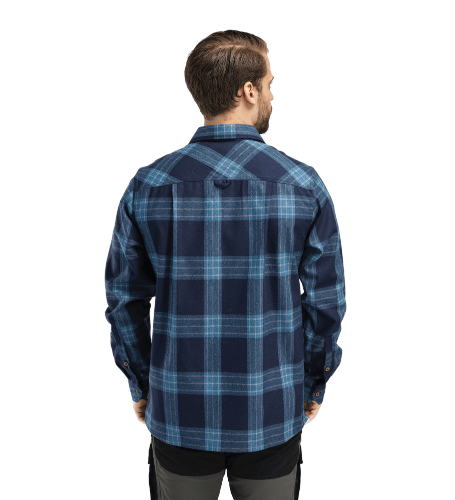 reborn woolshirt M's Check Navy/Jeans, view: 1