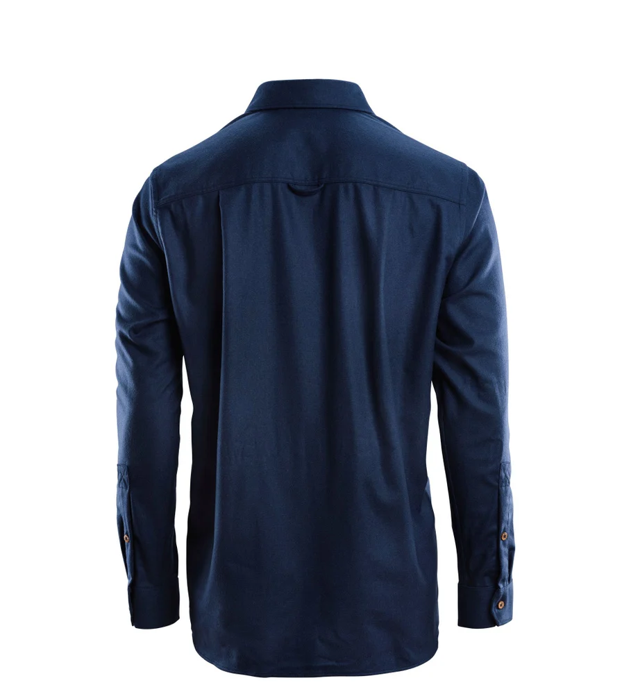 reborn woolshirt M's Navy Melange, view: 4