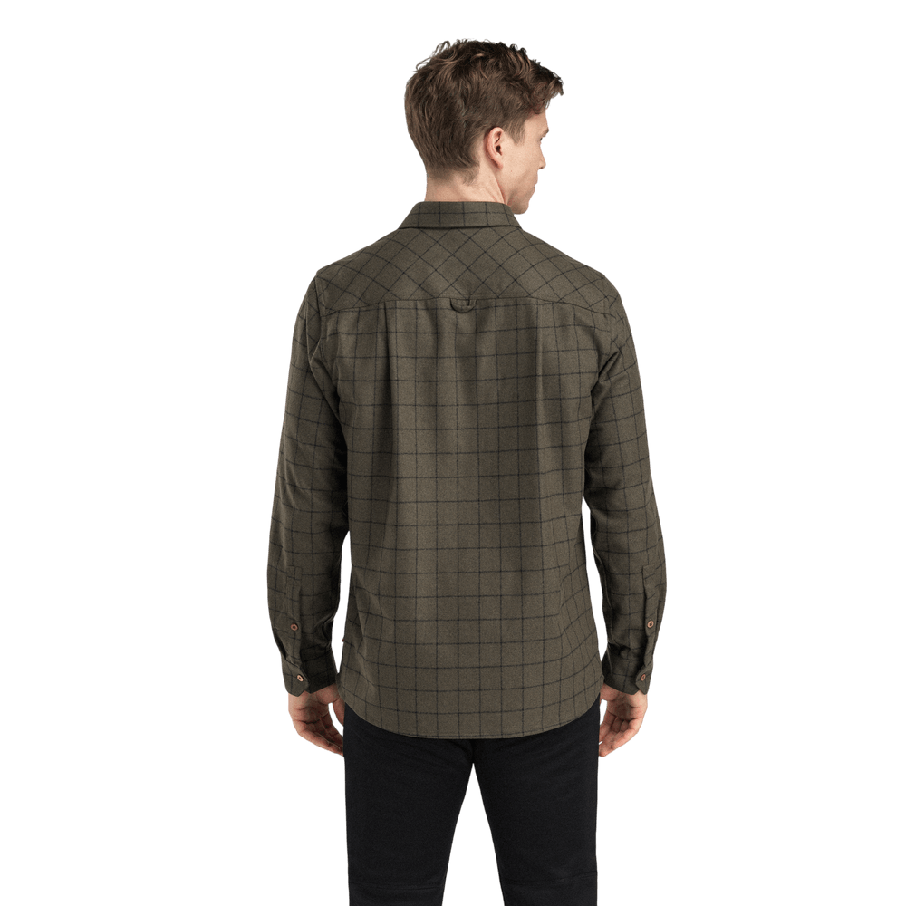 reborn woolshirt M's Grid Forest/Dark Grey, view: 1