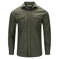reborn woolshirt M's Grid Forest/Dark Grey - view: 0