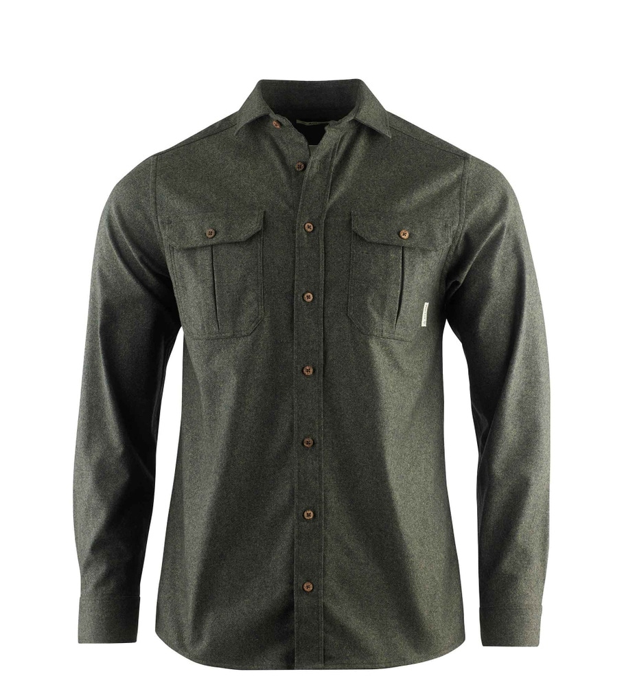 reborn woolshirt M's Green Granite, view: 3