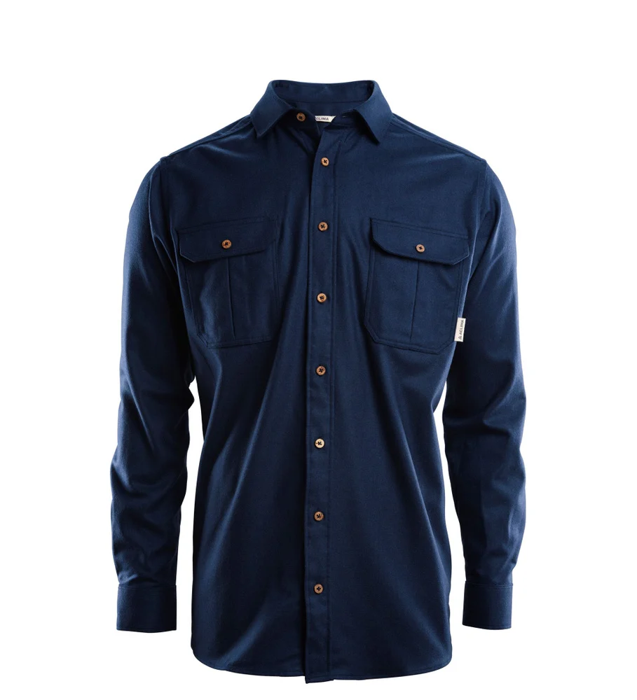 reborn woolshirt M's Navy Melange, view: 3