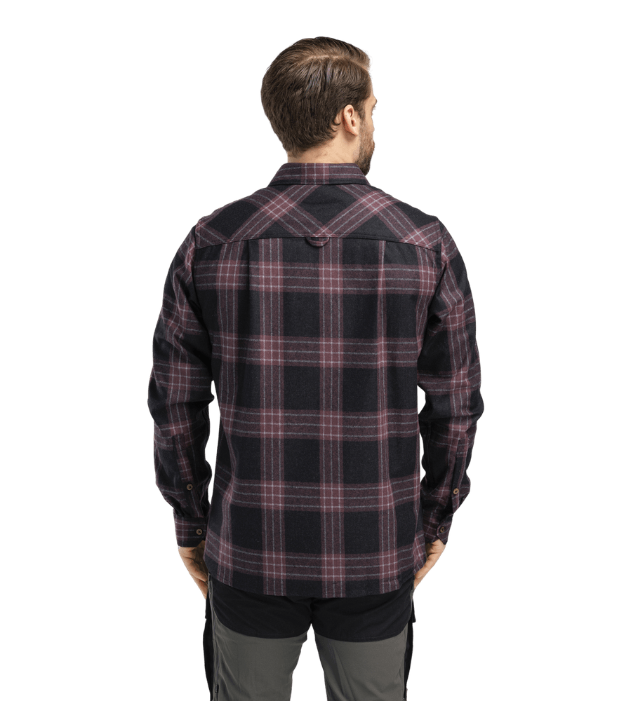reborn woolshirt M's Check - Dark Grey/Fudge, view: 1