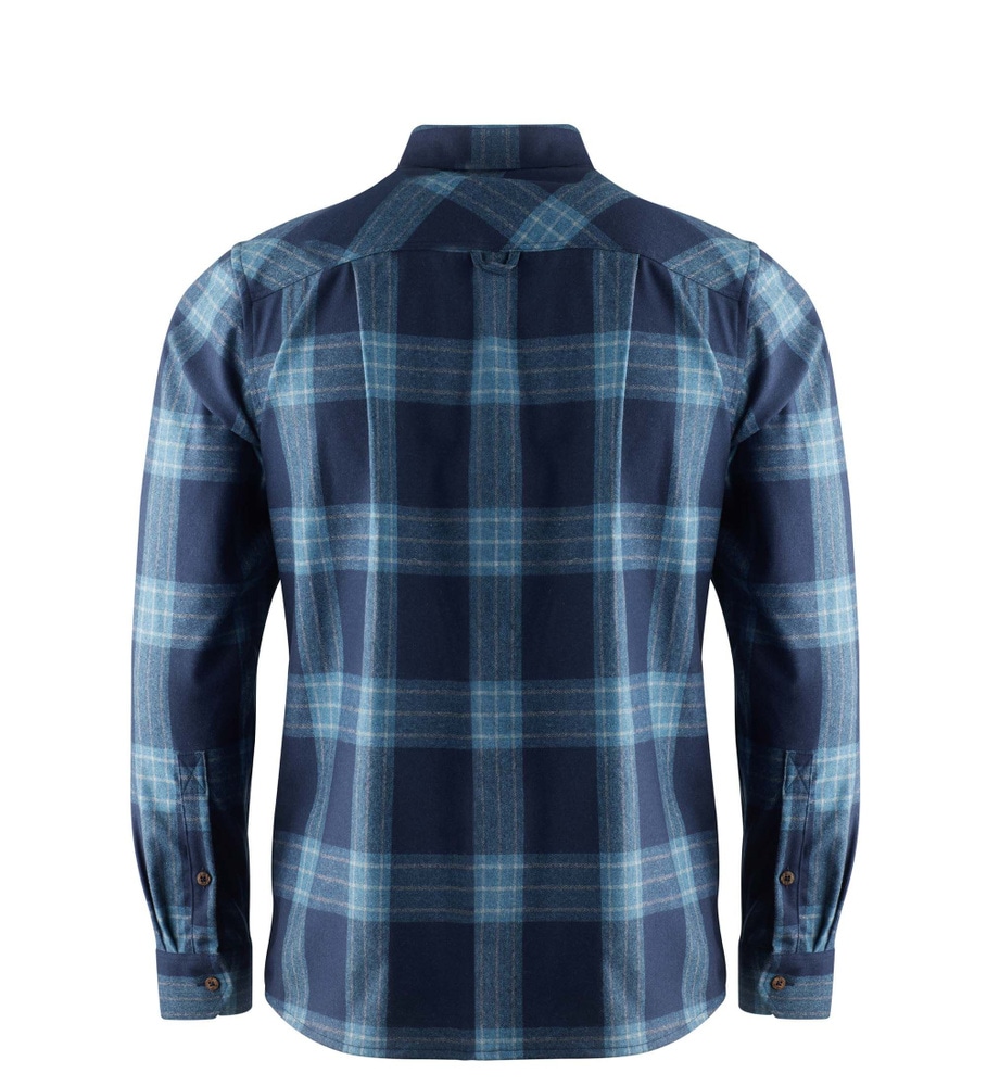 reborn woolshirt M's Check Navy/Jeans, view: 4