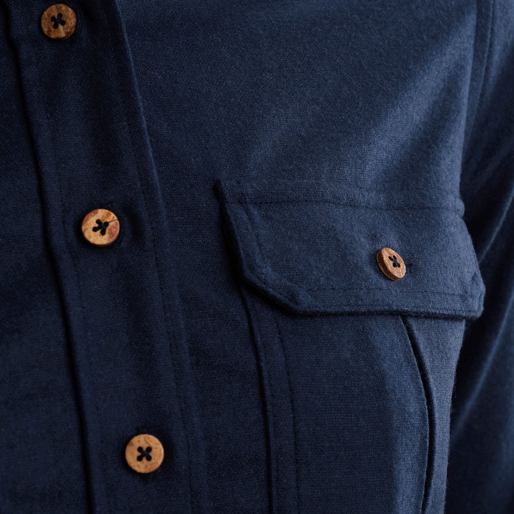 reborn woolshirt W's Navy Melange, view: 5
