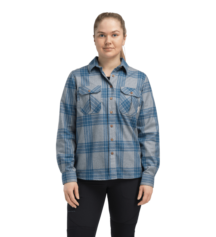 productCard.productImage: reborn woolshirt W's Check Light Grey/Jeans