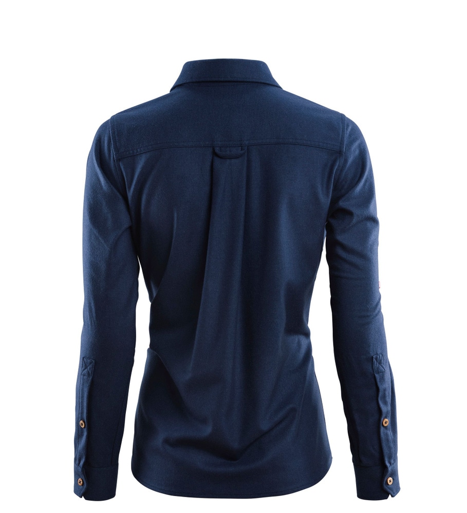 reborn woolshirt W's Navy Melange, view: 4