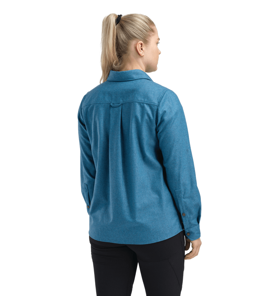 reborn woolshirt W's Light Grey/Dark Grey Melange, view: 1