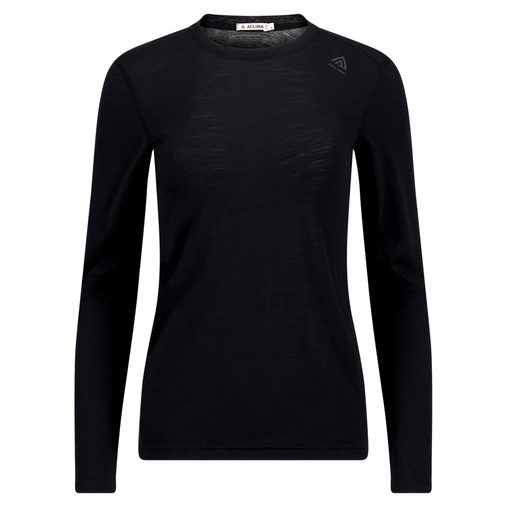 LightWool 140 undershirt Long sleeve W's Jet Black, view: 1