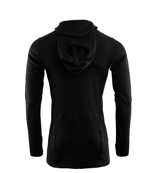 WarmWool hoodsweater M's Jet Black, view: 1