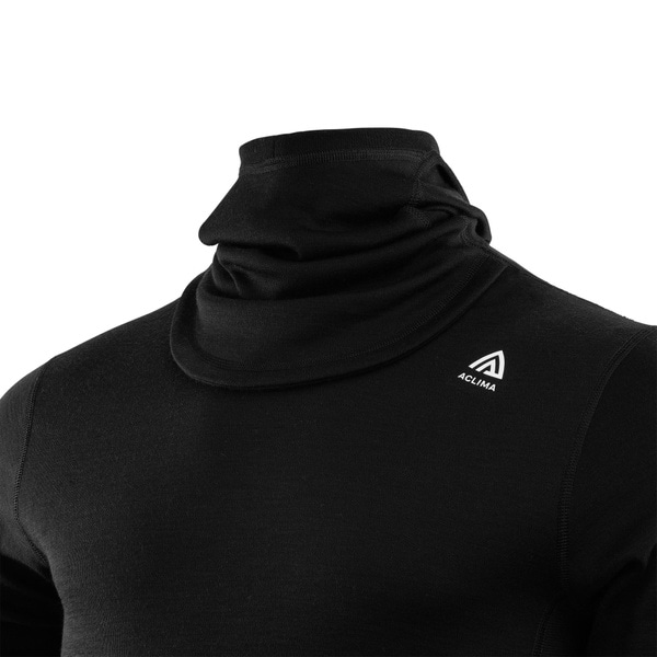 WarmWool hoodsweater M's Jet Black, view: 3